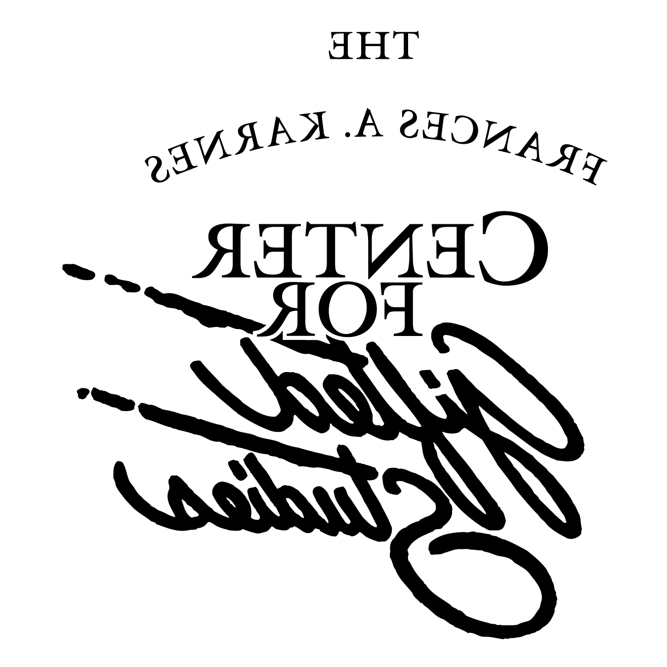 The Karnes Center logo in black and white.